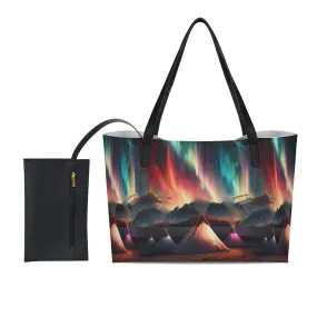 When the Sun Cried 2 Shopping Tote Bag With Black Mini Purse