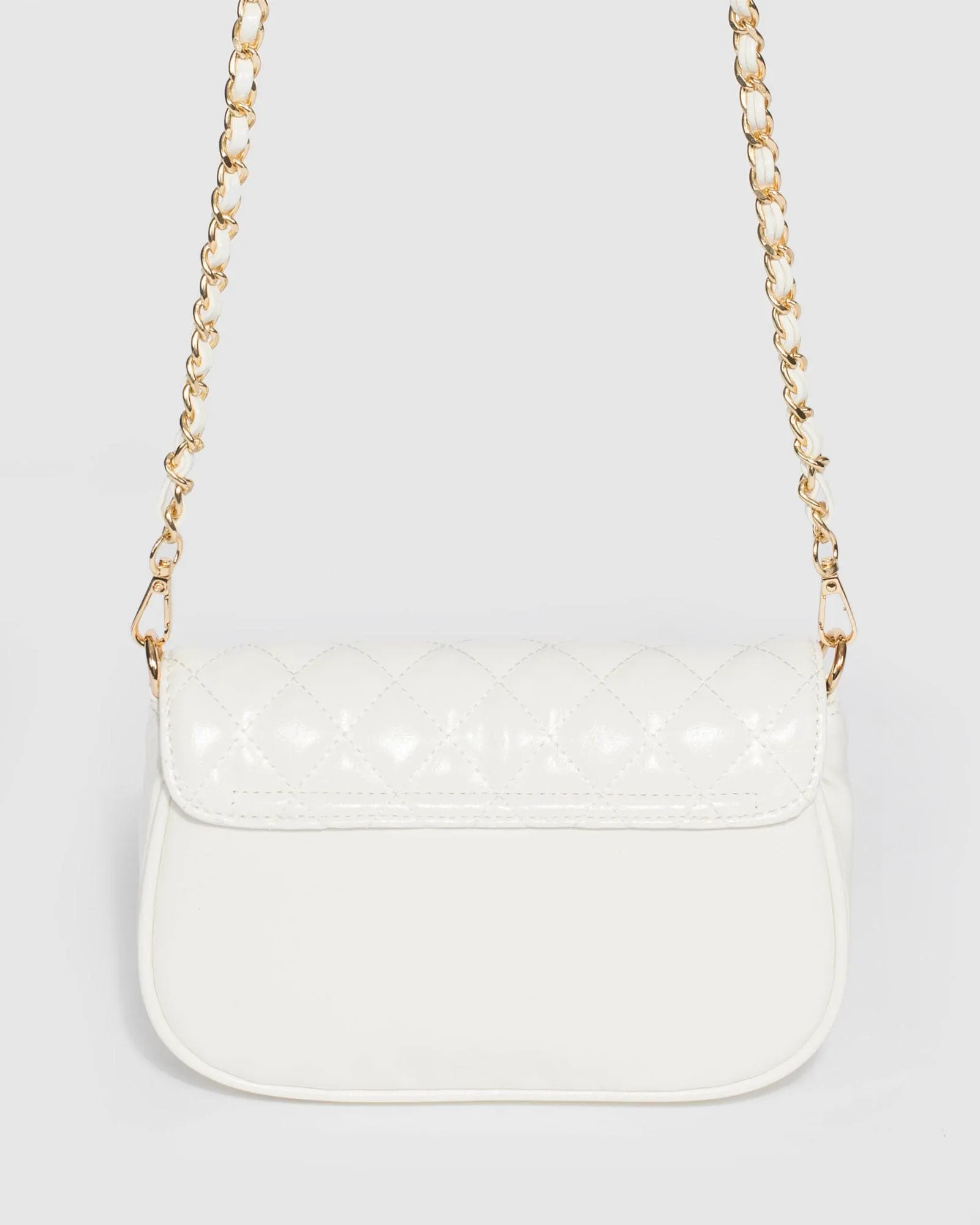 White Adwowa Chain Handle Crossbody Bag