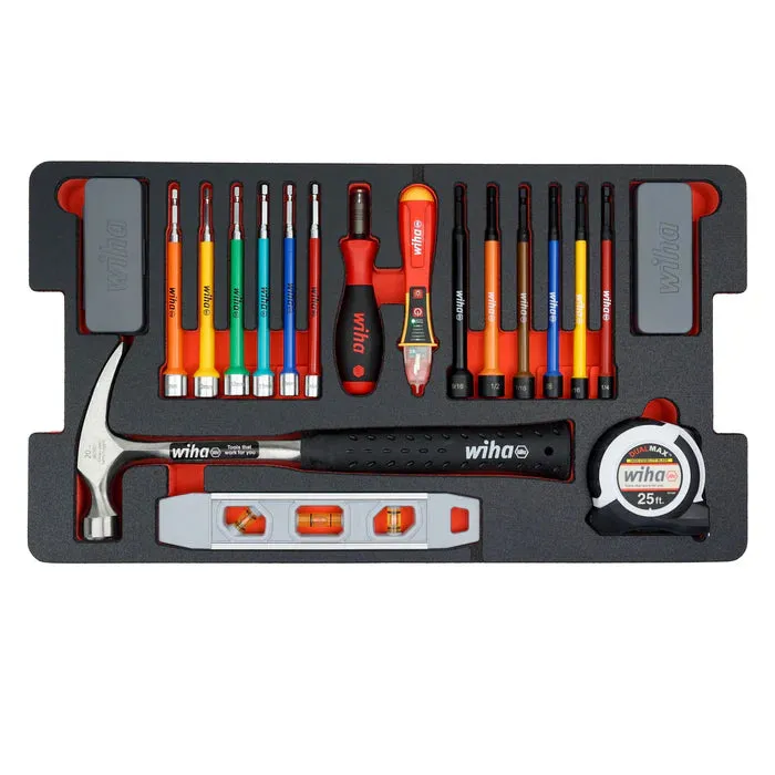 Wiha 194 PIECE PREMIUM KIT IN ROLLING TOOL BOX 92100