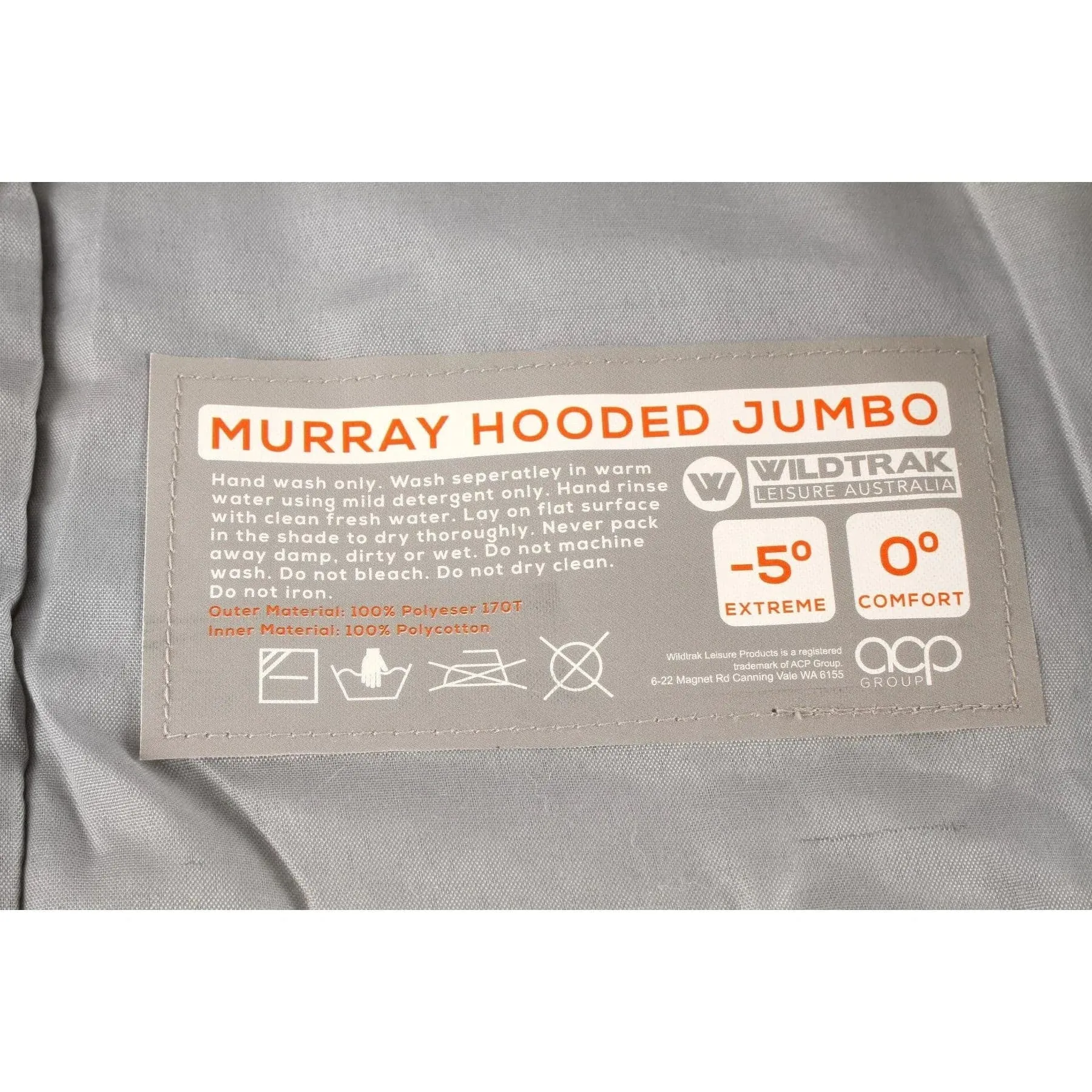 Wildtrak Murray Hooded Jumbo Sleeping Bag -5