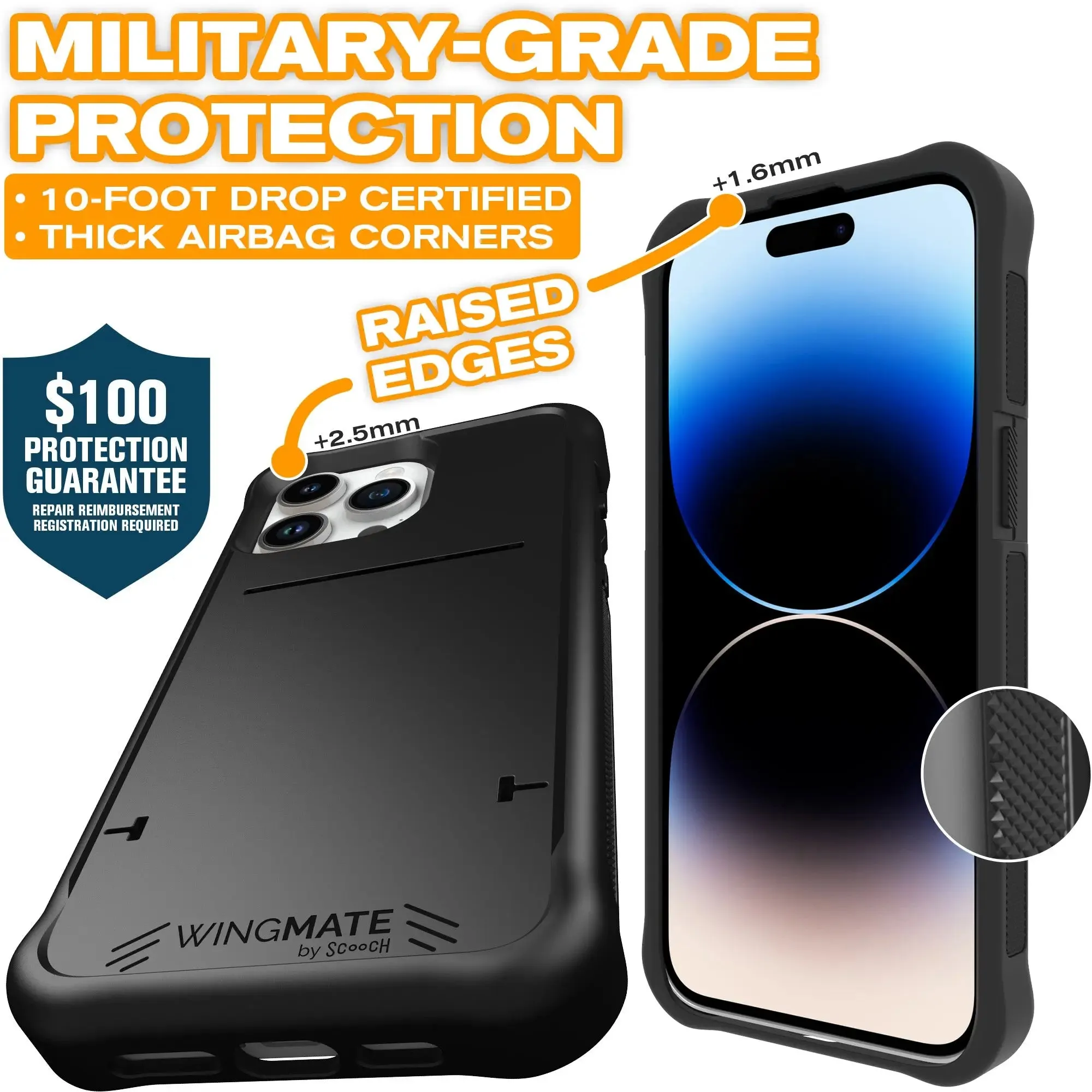 Wingmate Defender Bundle for iPhone 15 Pro Max