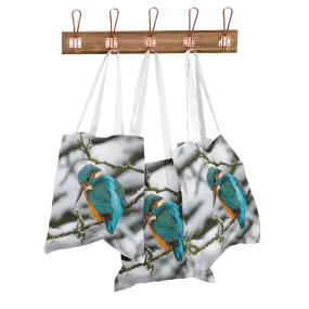 Winter Kingfisher Wipeable Bag for Life