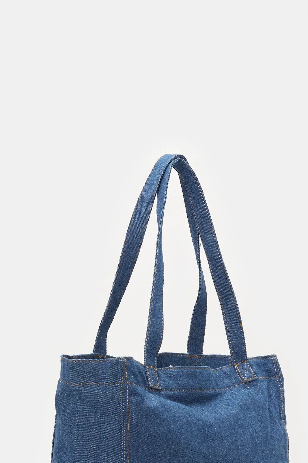 Women Blue Shopper Bag