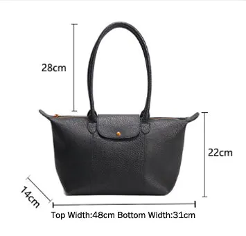 Women Leather Single Shoulder Bag Everyday Use Leather Handbag Birthday Gift for Her