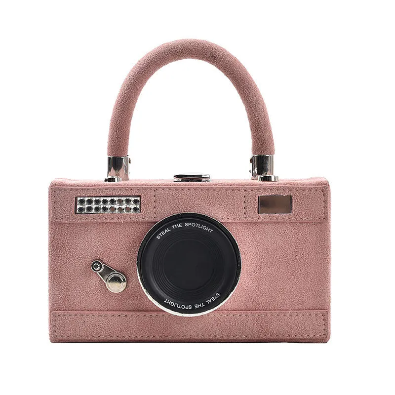 Women's Frosted Camera Shoulder Bag