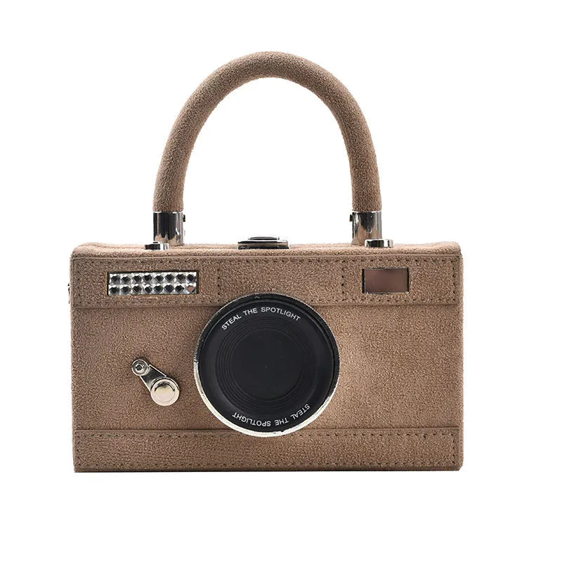 Women's Frosted Camera Shoulder Bag