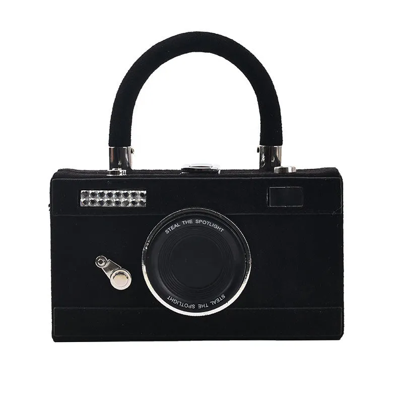 Women's Frosted Camera Shoulder Bag