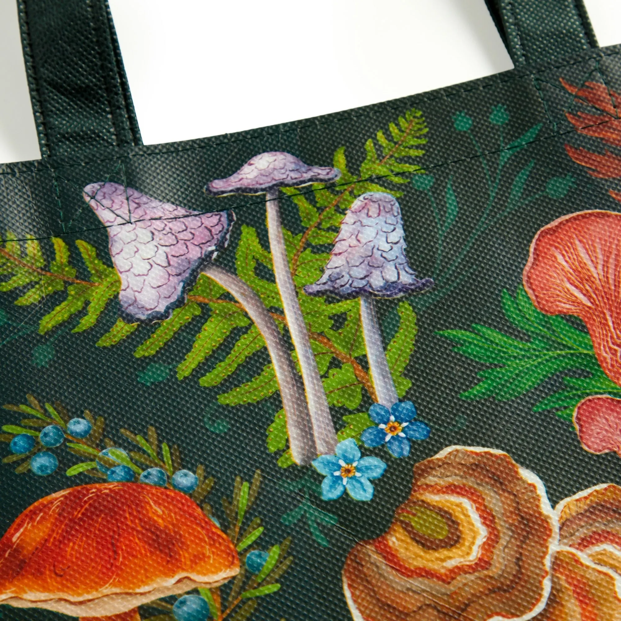 World of Mushrooms Reusable Shopping Bag