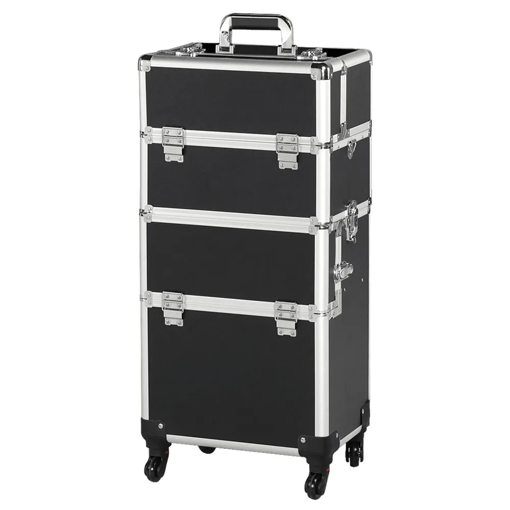 Yaheetech 41.9 Inch Makeup Train Case 3 In 1