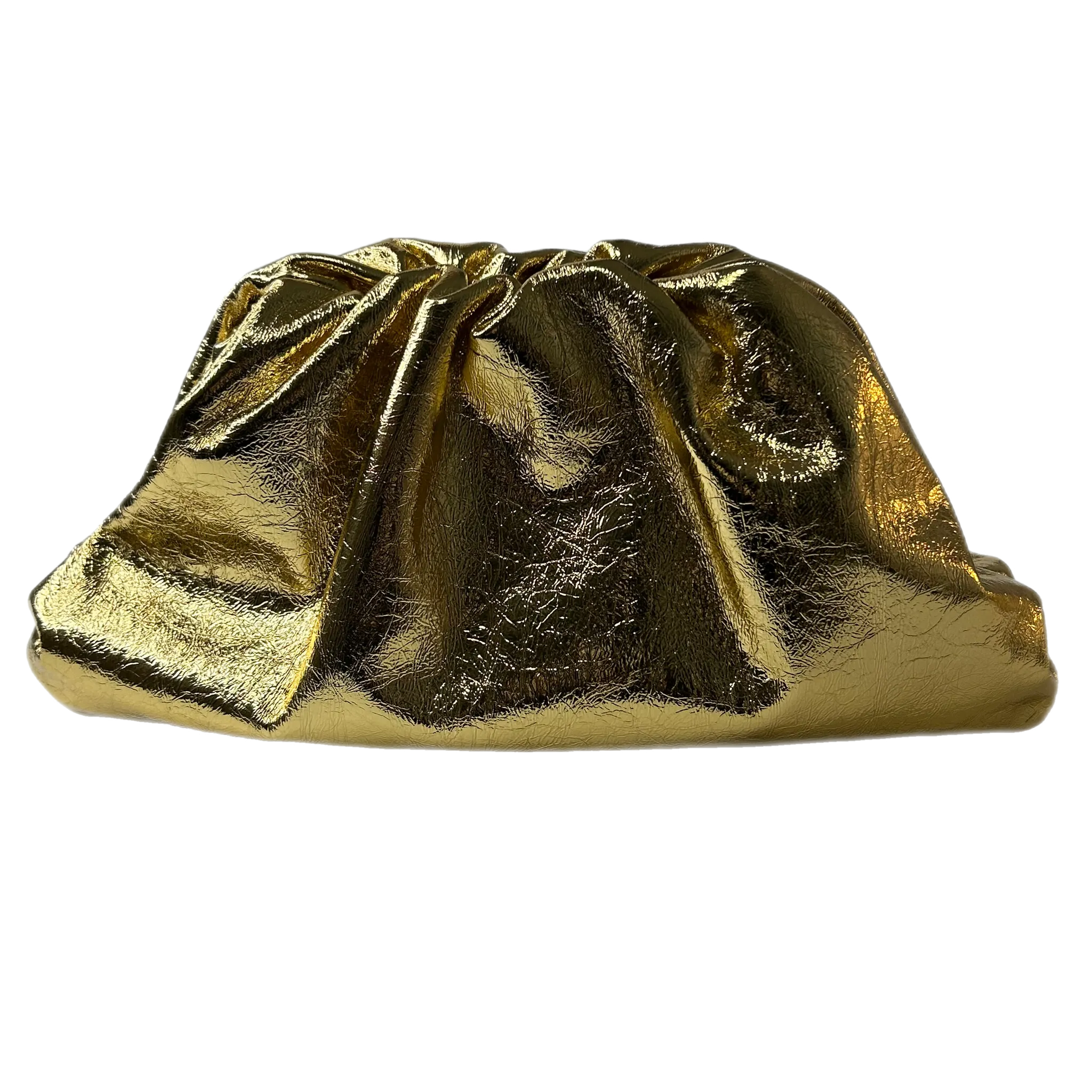 Zyla Gold Dumpling Bag